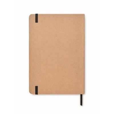 Libreta A5 cartón reciclado con hojas rayadas